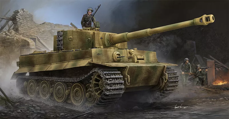 Trumpeter - Pz.Kpfw.VI Ausf.E Sd.Kfz.181 TigerI(Late Production)w/Zimmer
